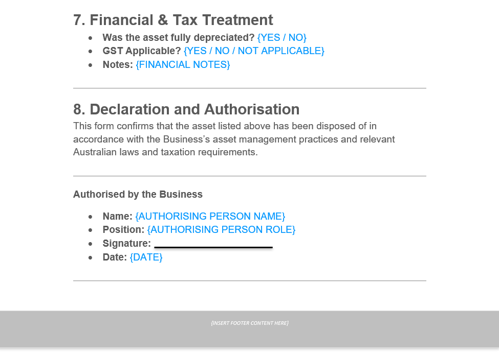 Asset Disposal Form - Image 4