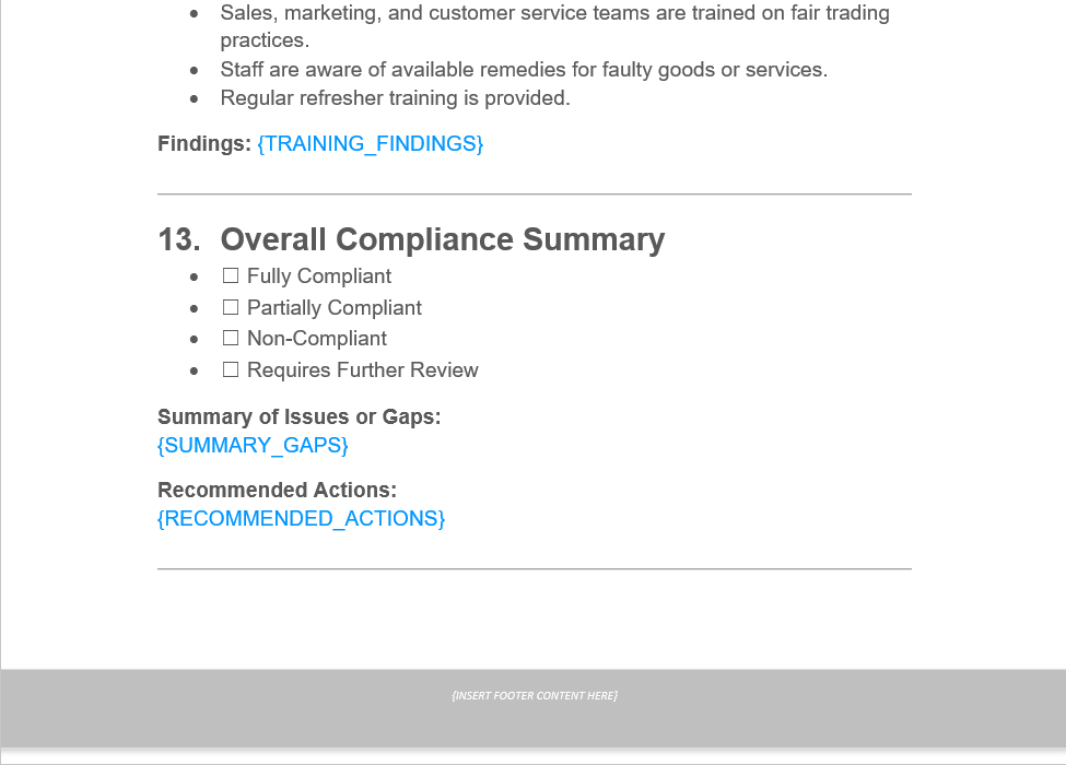 Consumer Law Compliance Checklist - Image 4