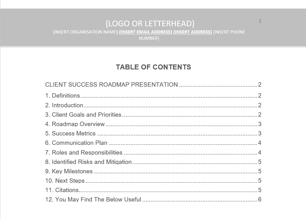Client Success Roadmap Presentation - Image 2